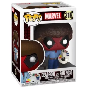 Buy Funko Pop! #319 Deadpool as Bob Ross