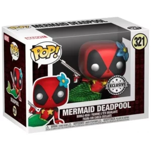 Buy Funko Pop! #321 Mermaid Deadpool (Metallic)