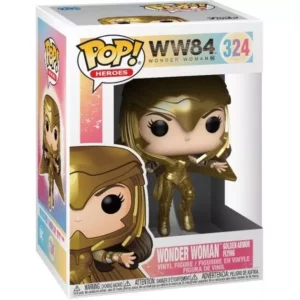 Buy Funko Pop! #324 Wonder Woman Golden Armor Flying (Metallic)