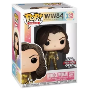 Buy Funko Pop! #332 Wonder Woman Golden Armor (Metallic)