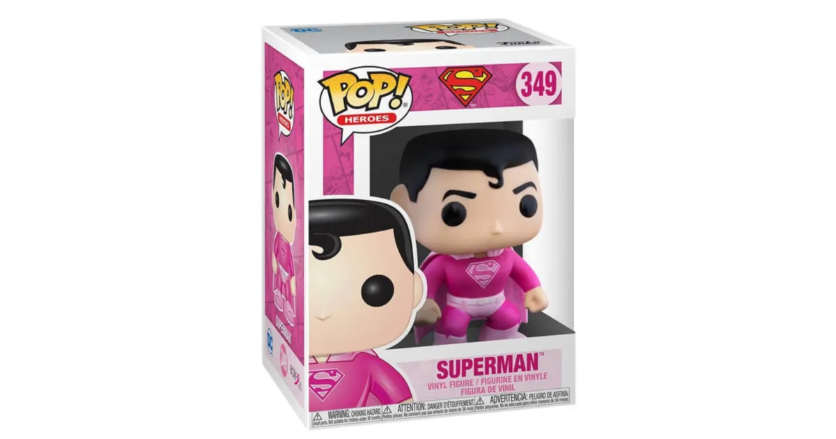 Buy Funko Pop! #349 Superman (Pink October)