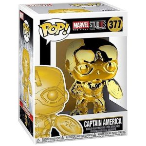 Buy Funko Pop! #377 Captain America (Gold)