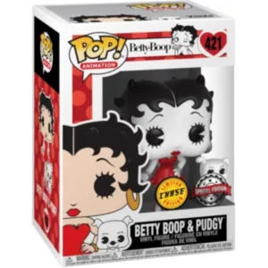 Buy Funko Pop! #421 Betty Boop & Pudgy (Black & White) (Chase)