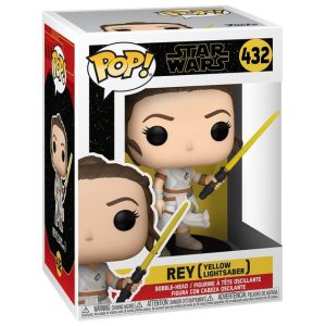 Buy Funko Pop! #432 Rey with Yellow Lightsaber