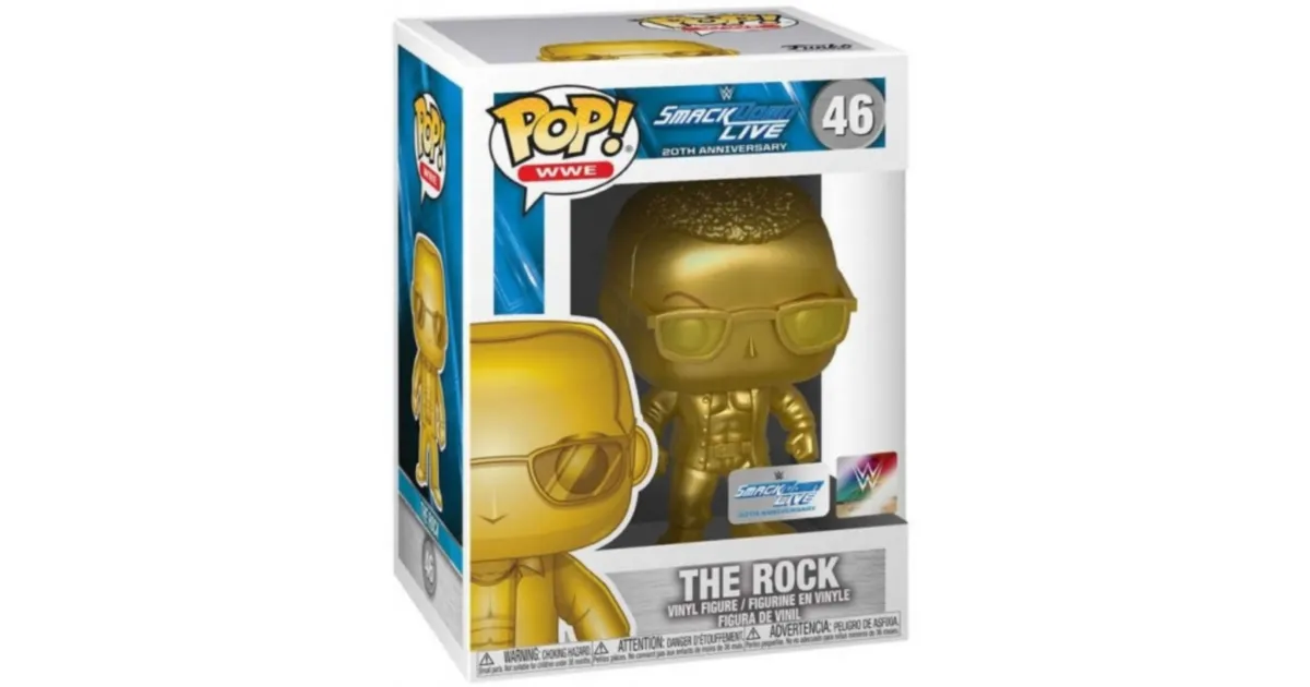 Buy Funko Pop! #46 The Rock (Gold)