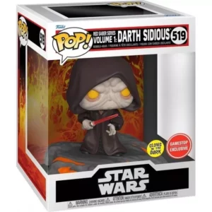 Buy Funko Pop! #519 Red Saber Series Volume 1: Darth Sidious (Glow in the Dark)