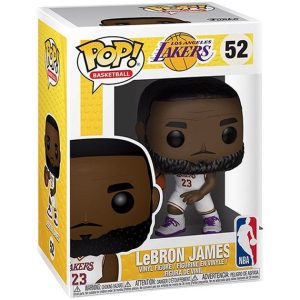 Buy Funko Pop! #52 LeBron James (Lakers) (White Jersey)