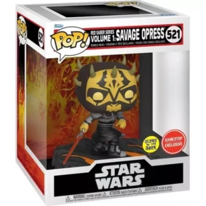 Buy Funko Pop! #521 Red Saber Series Volume 1: Savage Opress (Glow in the Dark)