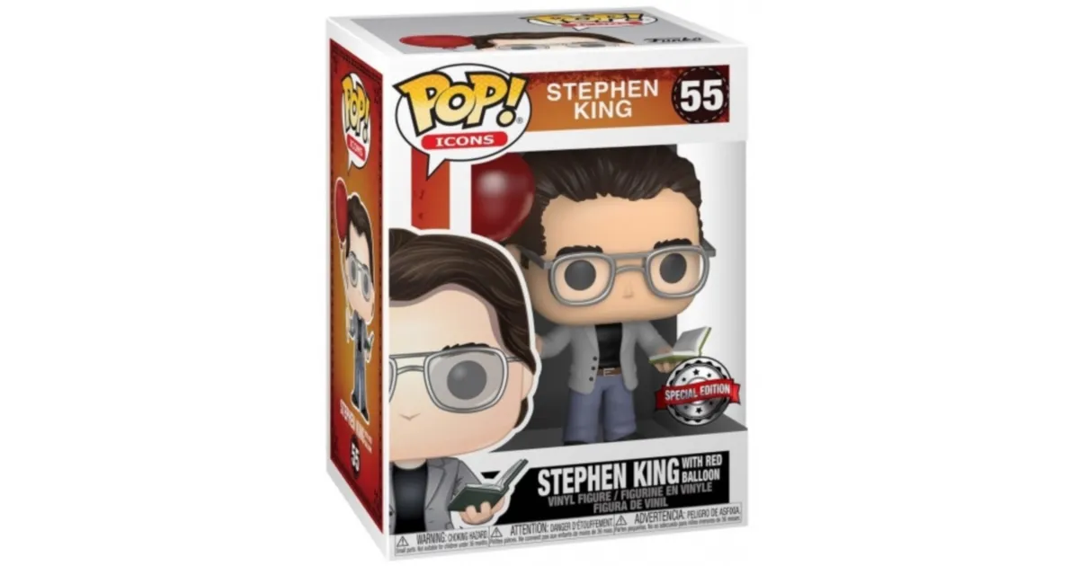 Buy Funko Pop! #55 Stephen King With Red Balloon
