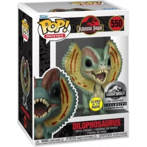 Buy Funko Pop! #550 Dilophosaurus (Glow in the Dark)