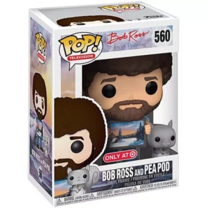 Buy Funko Pop! #560 Bob Ross (with Pea Pod the Squirrel)