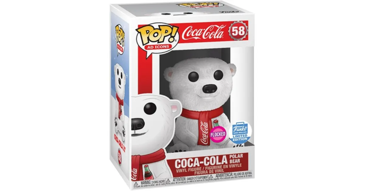 Buy Funko Pop! #58 Coca- Cola Polar Bear (Flocked)
