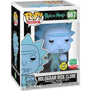 Buy Funko Pop! #667 Hologram Rick Clone