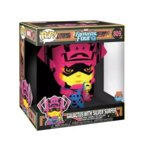 Buy Funko Pop! #809 Galactus with Silver Surfer (Blacklight) (Supersized)