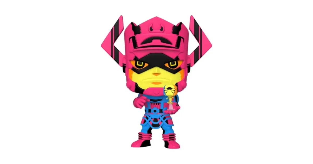 Buy Funko Pop! #809 Galactus With Silver Surfer (Blacklight) (Supersized)