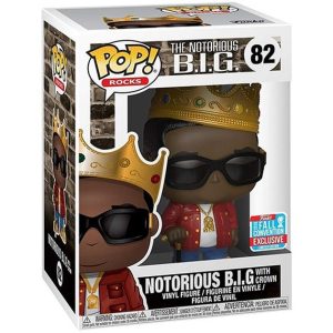 Buy Funko Pop! #82 Notorious B.I.G. with Crown (Red Jacket)