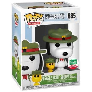 Buy Funko Pop! #885 Beagle Scout Snoopy with Woodstock