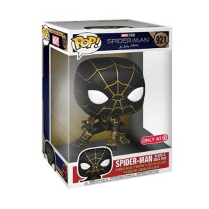 Buy Funko Pop! #921 Spider-Man Black & Gold Suit (Supersized)