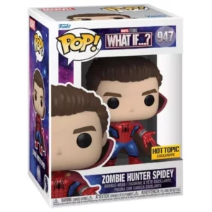 Buy Funko Pop! #947 Zombie Hunter Spidey Unmasked (Metallic)