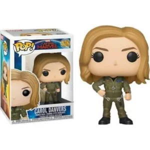 Buy Funko Pop! Captain Marvel Carol Denvers Flight Suit EXC Funko Pop! Vinyl