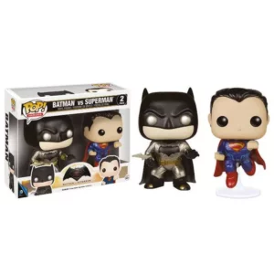 Buy Funko Pop! DC Comics Batman v Superman Metallic 2-Pack EXC Funko Pop! Vinyl