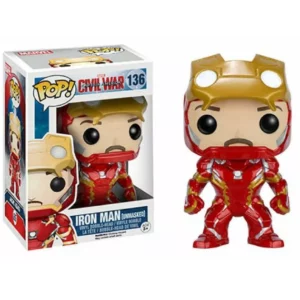 Buy Funko Pop! Marvel Civil War Iron Man Unmasked EXC Funko Pop! Vinyl