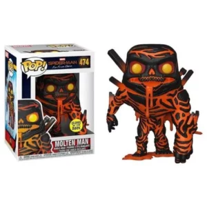 Buy Funko Pop! Marvel Spider-Man Far From Home Molten Man GITD EXC Funko Pop! Vinyl