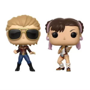 Buy Funko Pop! Marvel Vs Capcom Captain Marvel Vs Chun-Li Funko Pop! Vinyl 2 Pack