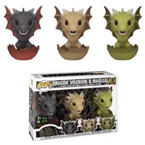 Buy Funko Pop! #PACK Drogon, Viserion, & Rhaegal (Hatching 3-Pack)