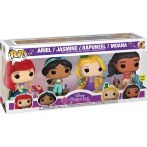 #PACK Ariel, Jasmine, Rapunzel & Moana (Glow in the Dark)