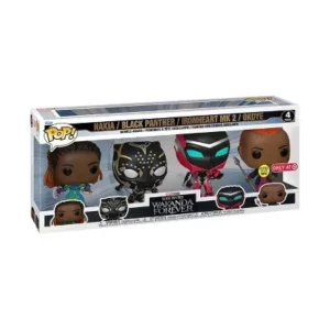 #PACK Nakia, Black Panther, Ironheart MK2 & Okoye (Glow in the Dark)