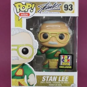 FUNKO POP ASIA #93 STAN LEE (GUAN YU GREEN) TOY CON 2016 EXCLUSIVE VINYL