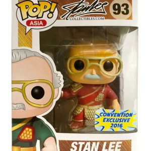 Funko Pop! Asia #93 Stan Lee Red Quan Yu 2016 Convention Exclusive NIB RARE HTF