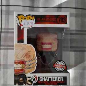 Funko Pop Chatterer 793 Hellraiser With POP PROTECTOR