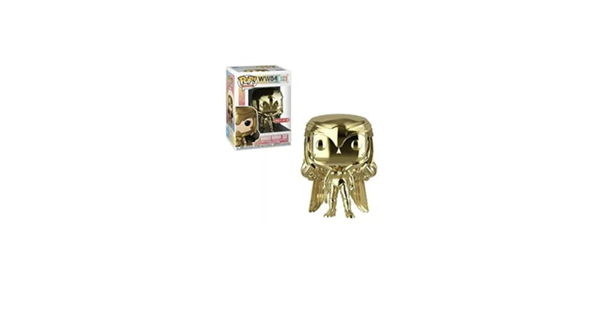 Buy Funko Pop! #323 Wonder Woman Golden Armor (Chrome &Amp; Gold)