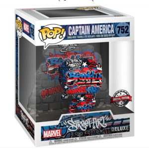 Funko POP Street Art Deluxe Marvel Captain America FUNKO NEW