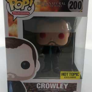 Funko POP! Television Supernatural Crowley with Demon Eyes #200 DAMAGED BOX