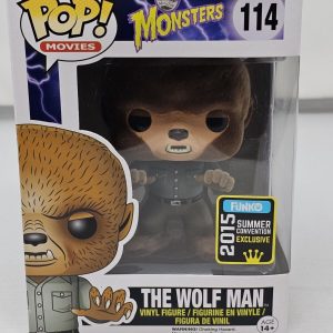 Funko Pop The Wolfman #114 Flocked 2015 Summer Convention Exclusive Hard to Find