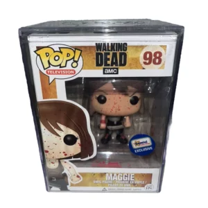 Gemini Exclusive Funko Pop! TWD: Maggie (Bloody) #98 W/ Hard Plastic Protector