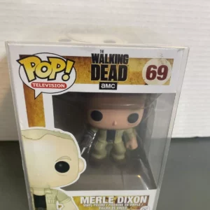 Michael Rooker Autographed Merle Dixon #69 Funko Pop Walking Dead
