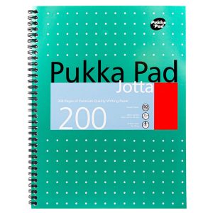 Pukka Pad Jotta Metallic A4 Ruled Notebook 200 pages