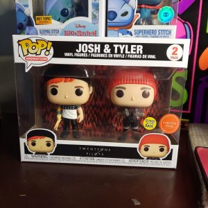 Twenty One Pilots Josh and Tyler Funko Pop 2 Pack Glow in the Dark Limited Run