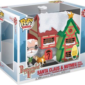 Buy Funko Pop! #01 Santa Claus & Nutmeg in front of house