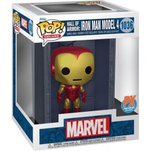 Buy Funko Pop! #1036 Hall of Armor : Iron Man Model 4 (Metallic)