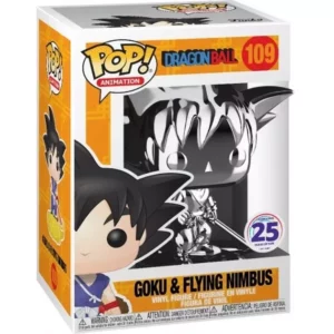 Sale Buy Funko Pop! #109 Goku With Flying Nimbus (Chrome Silver)