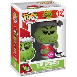 Buy Funko Pop! #12 The Grinch as Santa Claus (Flocked)