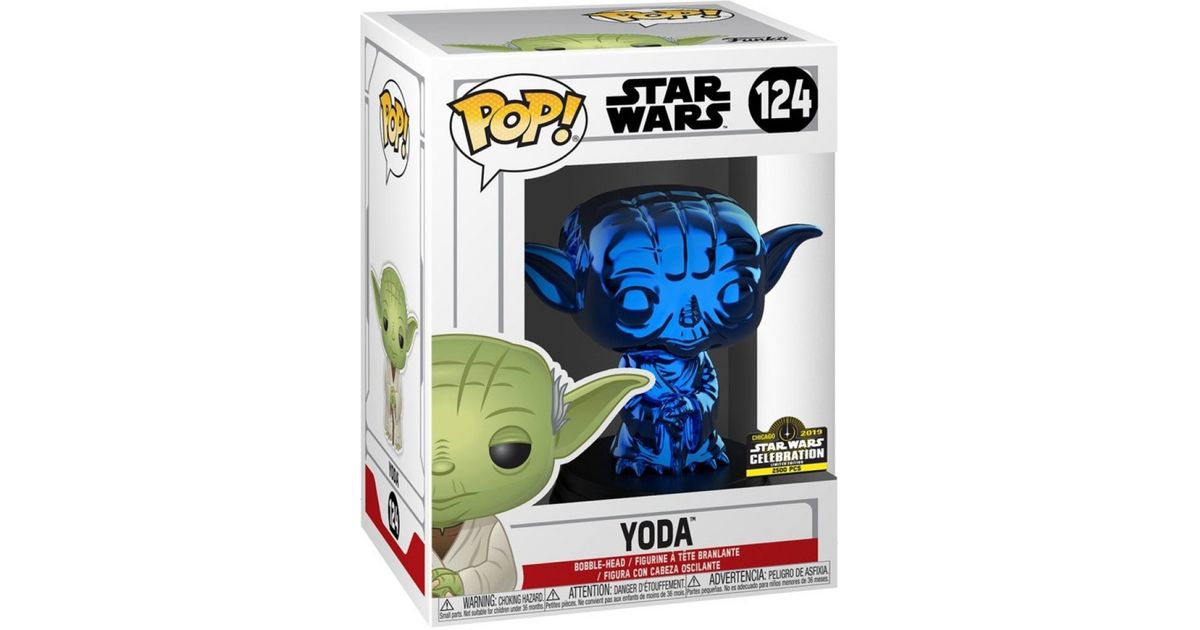 Buy Funko Pop! #124 Yoda (Blue)