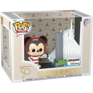 Buy Funko Pop! #28 Mickey Mouse in front of Space Mountain Attraction