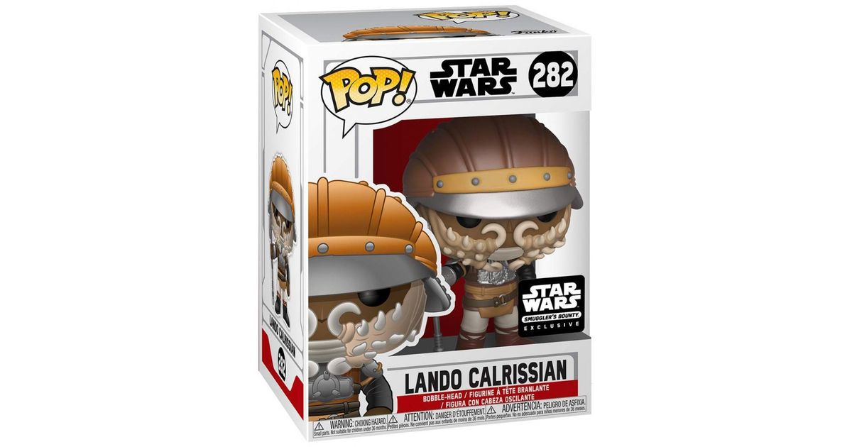 Buy Funko Pop! #282 Lando Calrissian With Skiff Guard Disguise