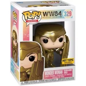 Buy Funko Pop! #329 Wonder Woman Golden Armor Shield (Metallic)
